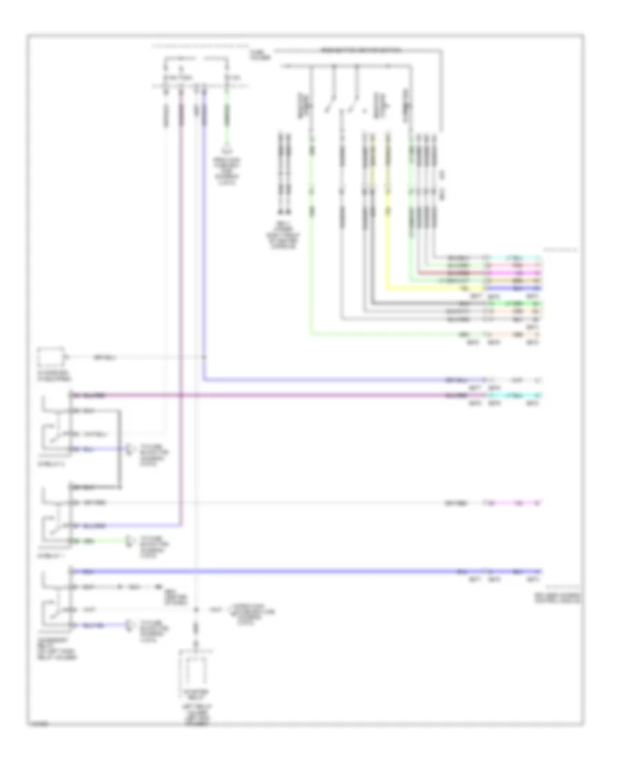 Power Distribution Wiring Diagram, withHEV & Push Button Start (6 из 6) для Subaru XV Crosstrek Hybrid 2014
