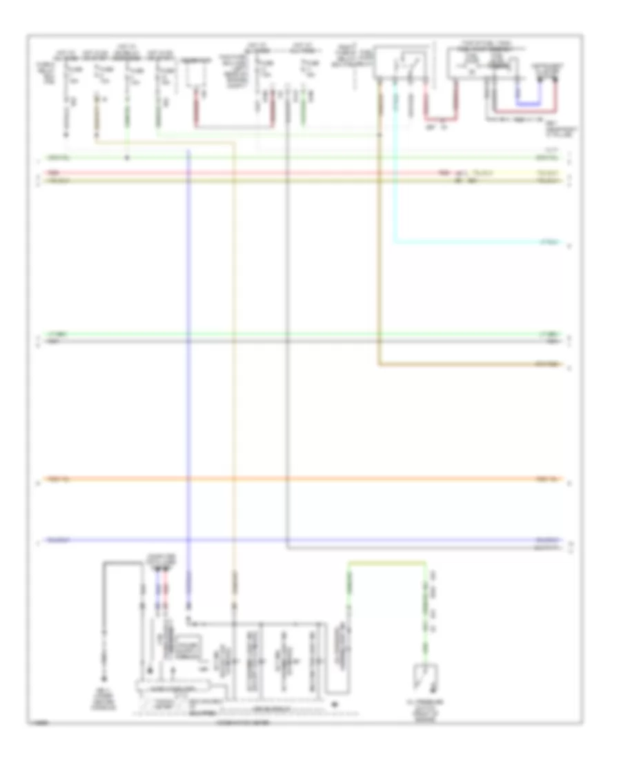 2.0L, Электросхема системы управления двигателем (3 из 5) для Subaru XV Crosstrek Limited 2014