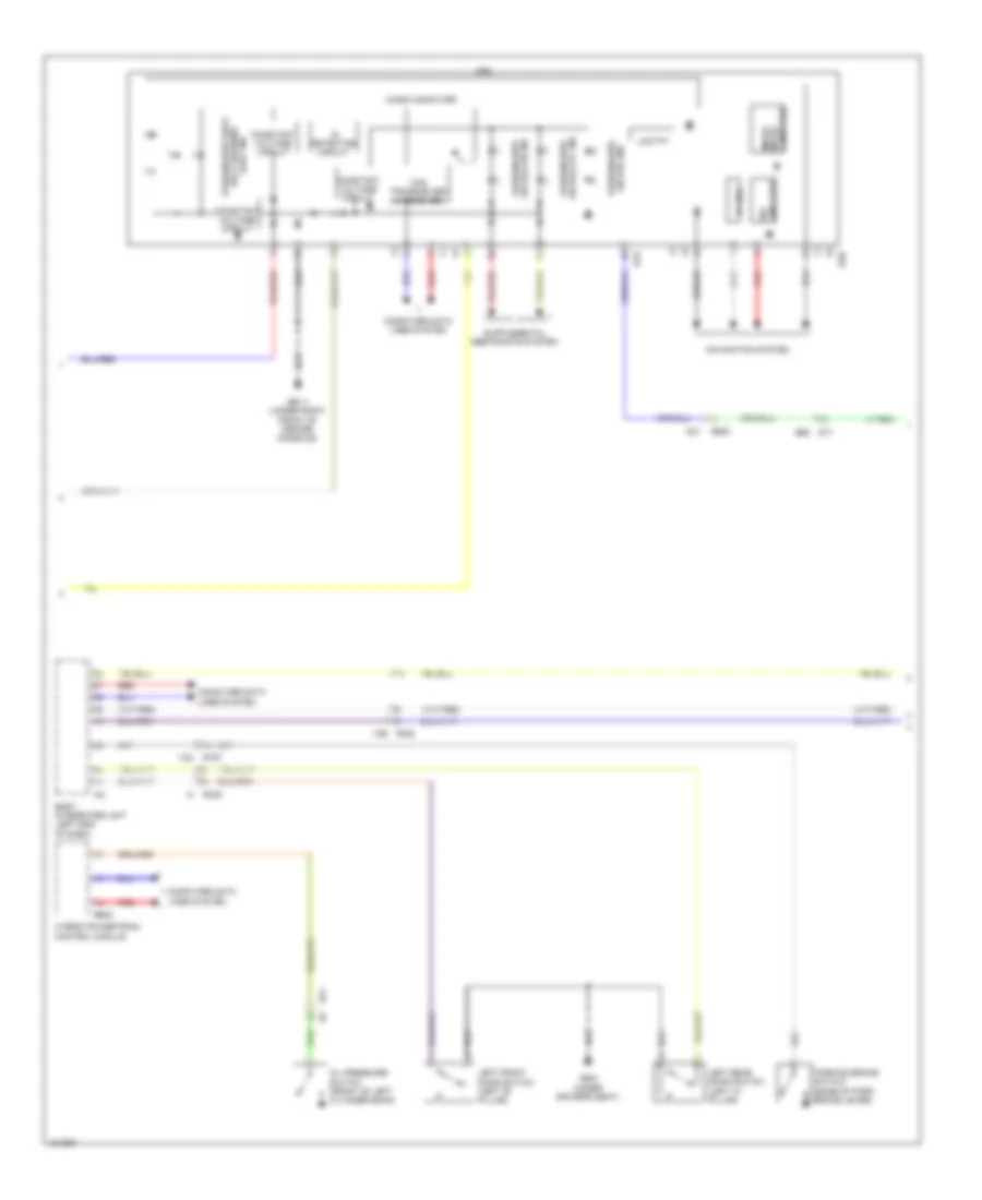 Электросхема панели приборов, С HEV (2 из 3) для Subaru XV Crosstrek Limited 2014