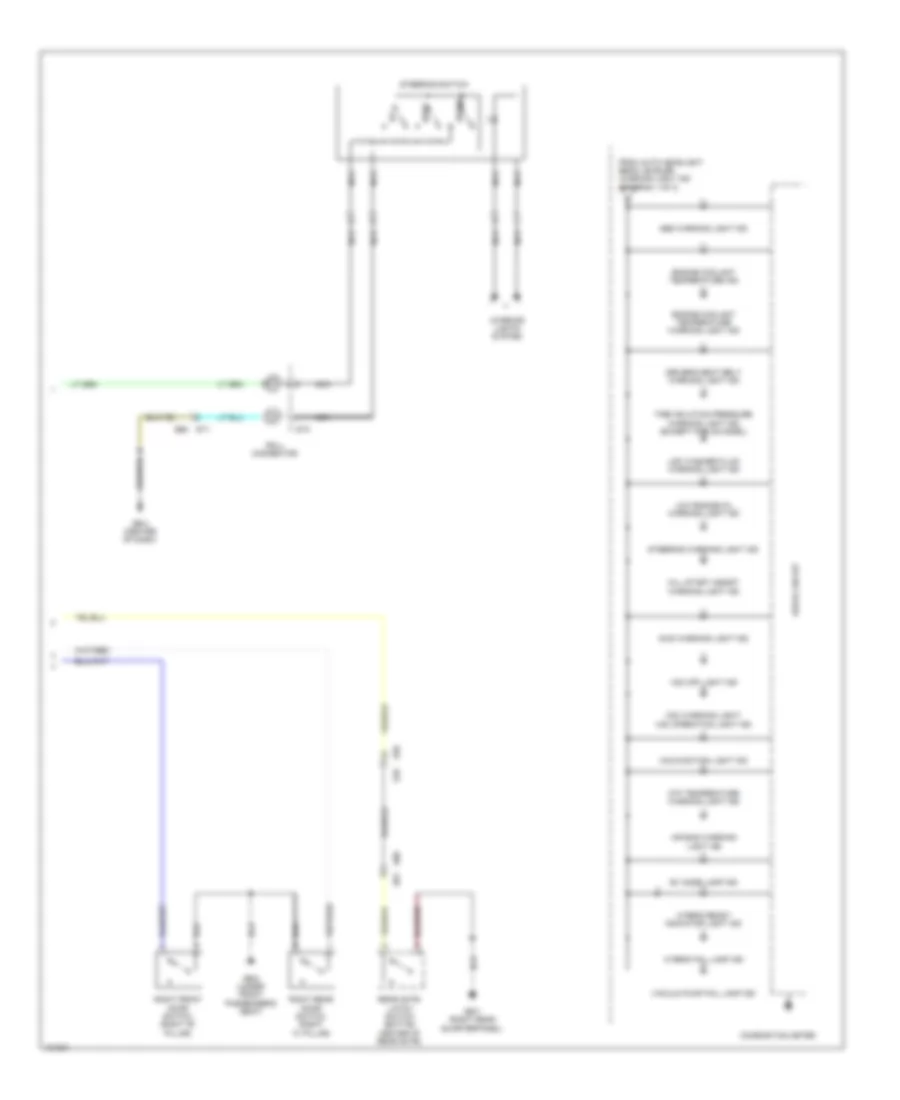 Электросхема панели приборов, С HEV (3 из 3) для Subaru XV Crosstrek Limited 2014