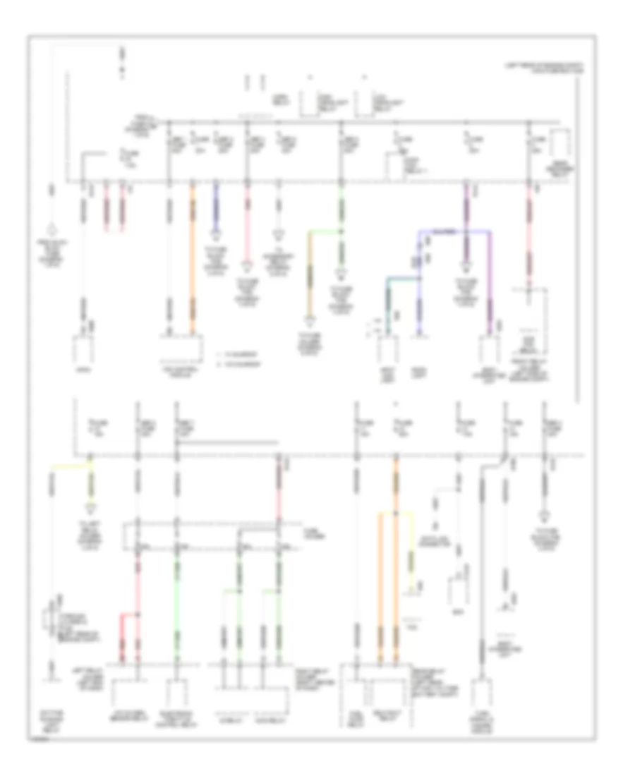 Power Distribution Wiring Diagram, withHEV & Push Button Start (2 из 6) для Subaru XV Crosstrek Limited 2014