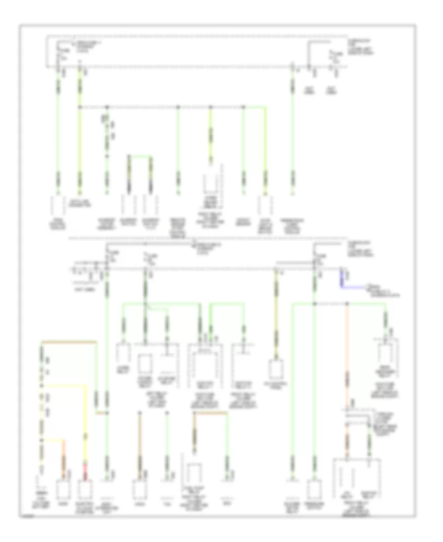 Power Distribution Wiring Diagram, withHEV  Push Button Start (5 из 6) для Subaru XV Crosstrek Limited 2014