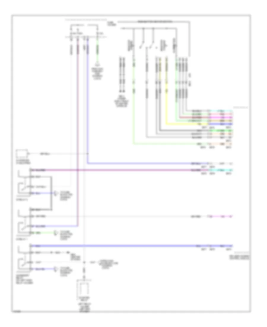 Power Distribution Wiring Diagram, withHEV & Push Button Start (6 из 6) для Subaru XV Crosstrek Premium 2014