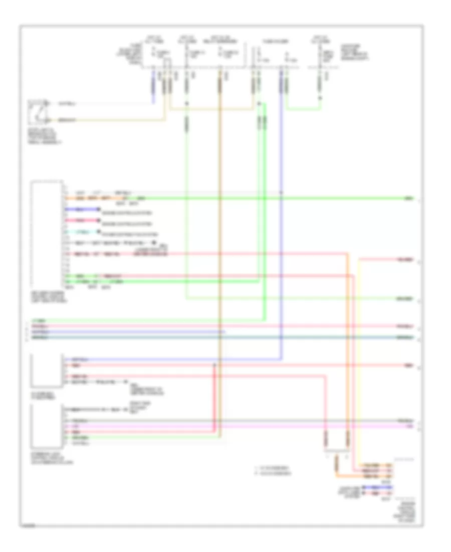 Power Door Locks Wiring Diagram, withHEV & Keyless Access System (3 из 4) для Subaru XV Crosstrek Premium 2014