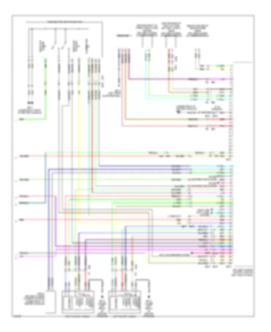 Power Door Locks Wiring Diagram, withHEV & Keyless Access System (4 из 4) для Subaru XV Crosstrek Premium 2014