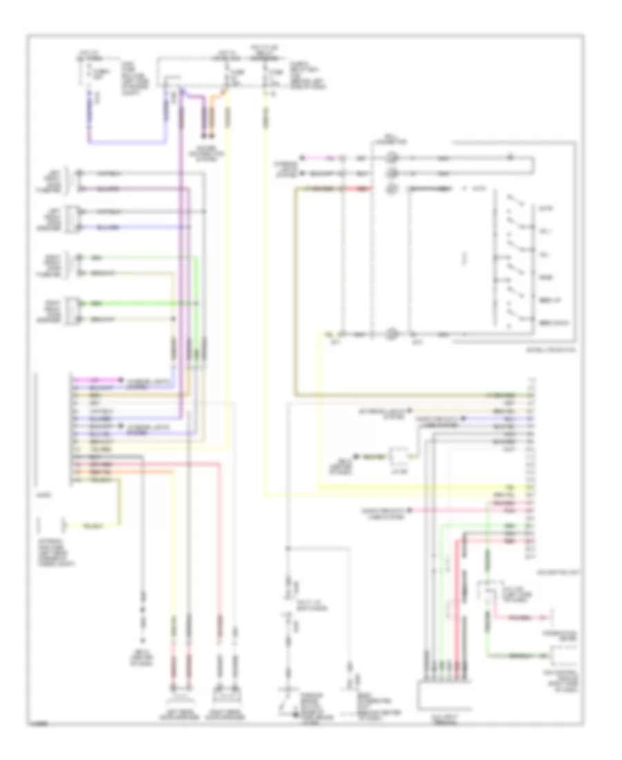 Электросхема магнитолы, С Навигация для Subaru Forester XT Limited 2009