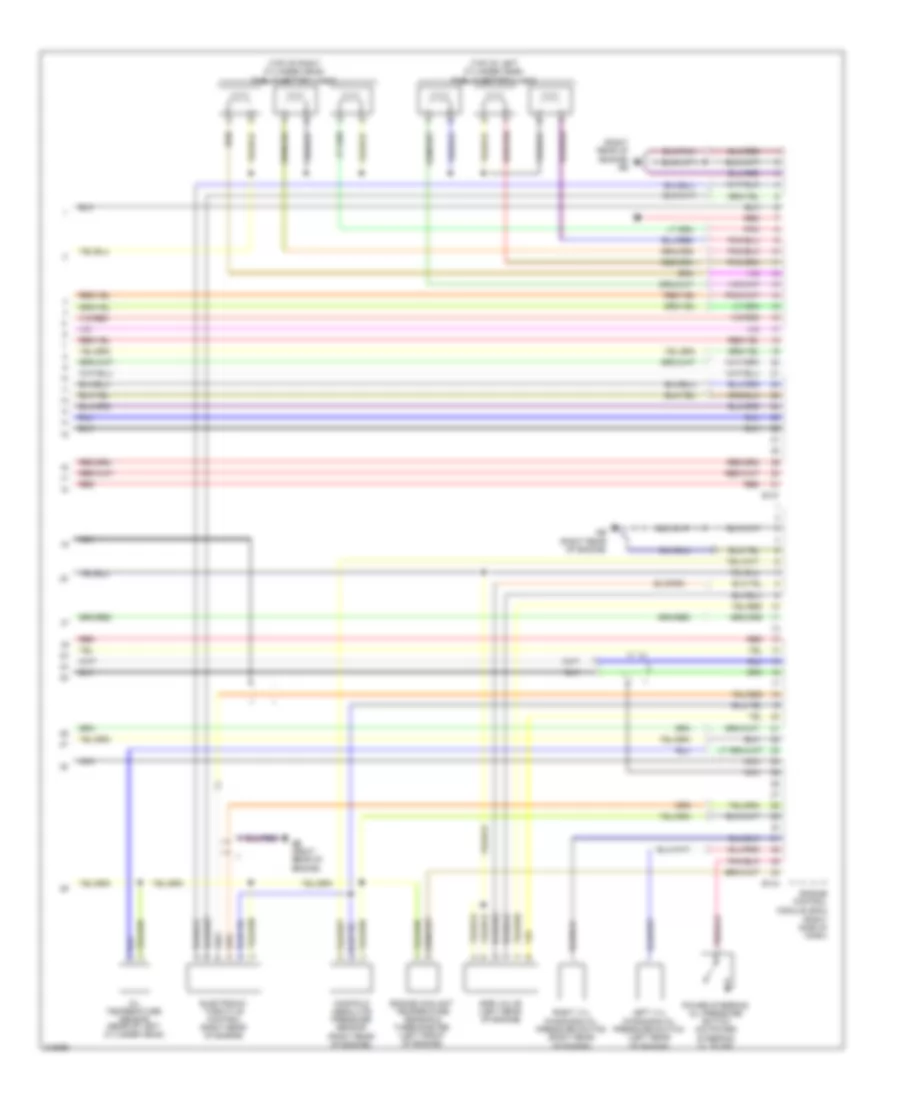 3.0L, Engine Performance Wiring Diagram (5 of 5) for Subaru Legacy R 2009