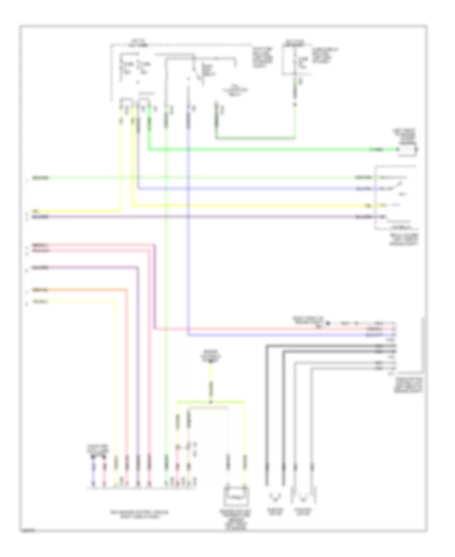 Front AC Wiring Diagram (3 of 3) for Subaru Tribeca Limited 2012