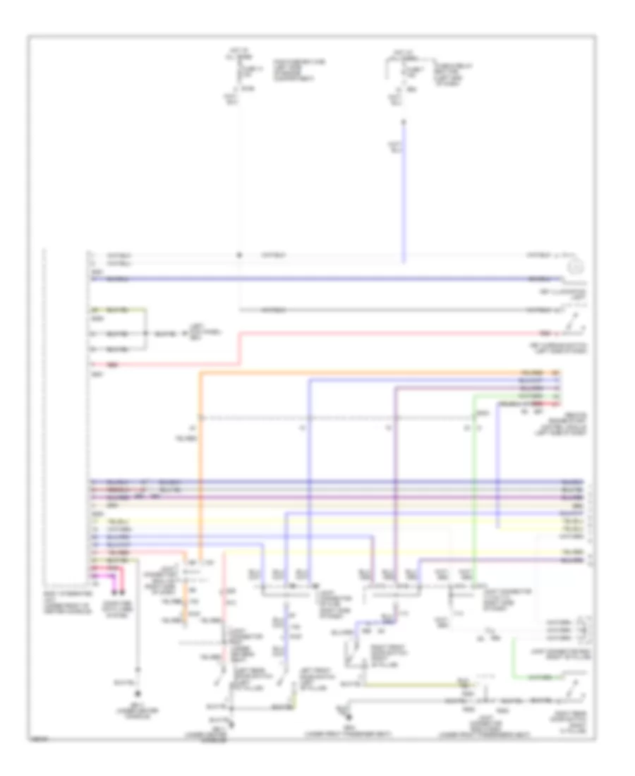 Courtesy Lamps Wiring Diagram 1 of 2 for Subaru Tribeca Limited 2012