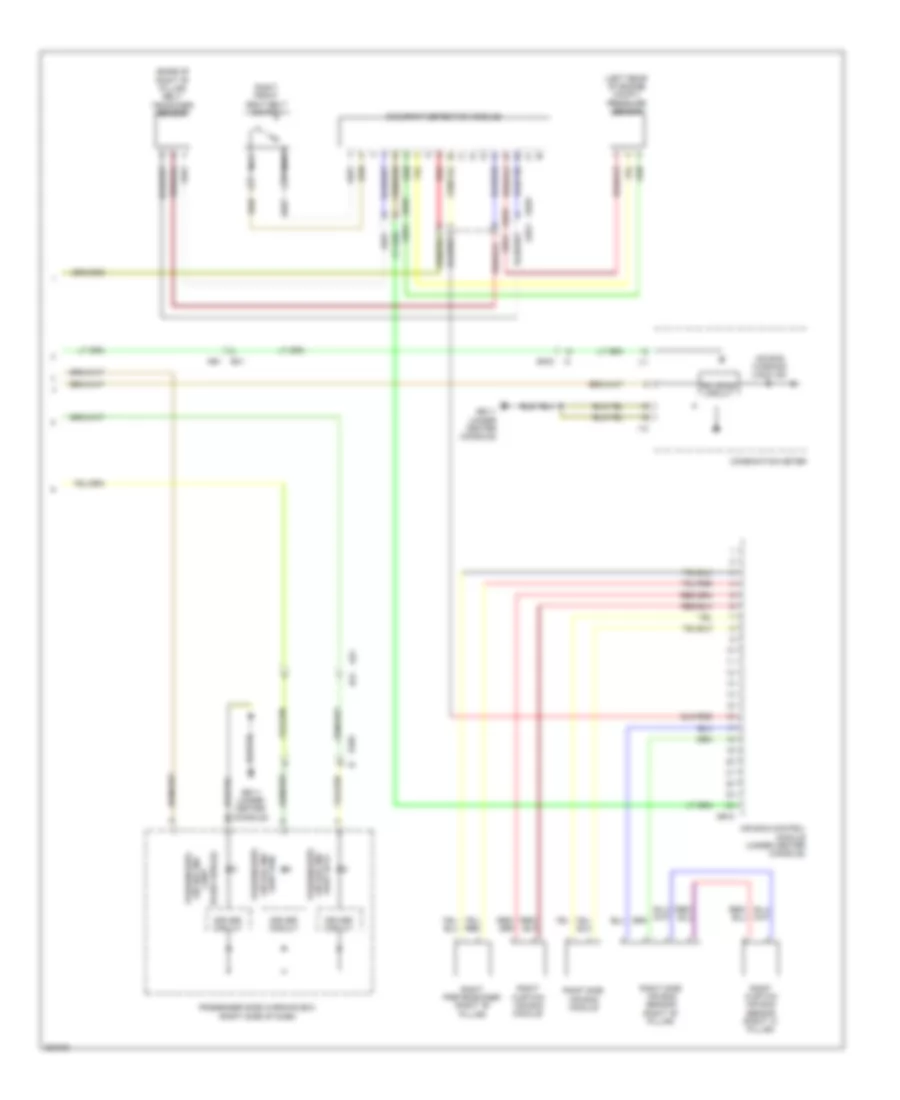 Supplemental Restraints Wiring Diagram (2 of 2) for Subaru Tribeca Limited 2012