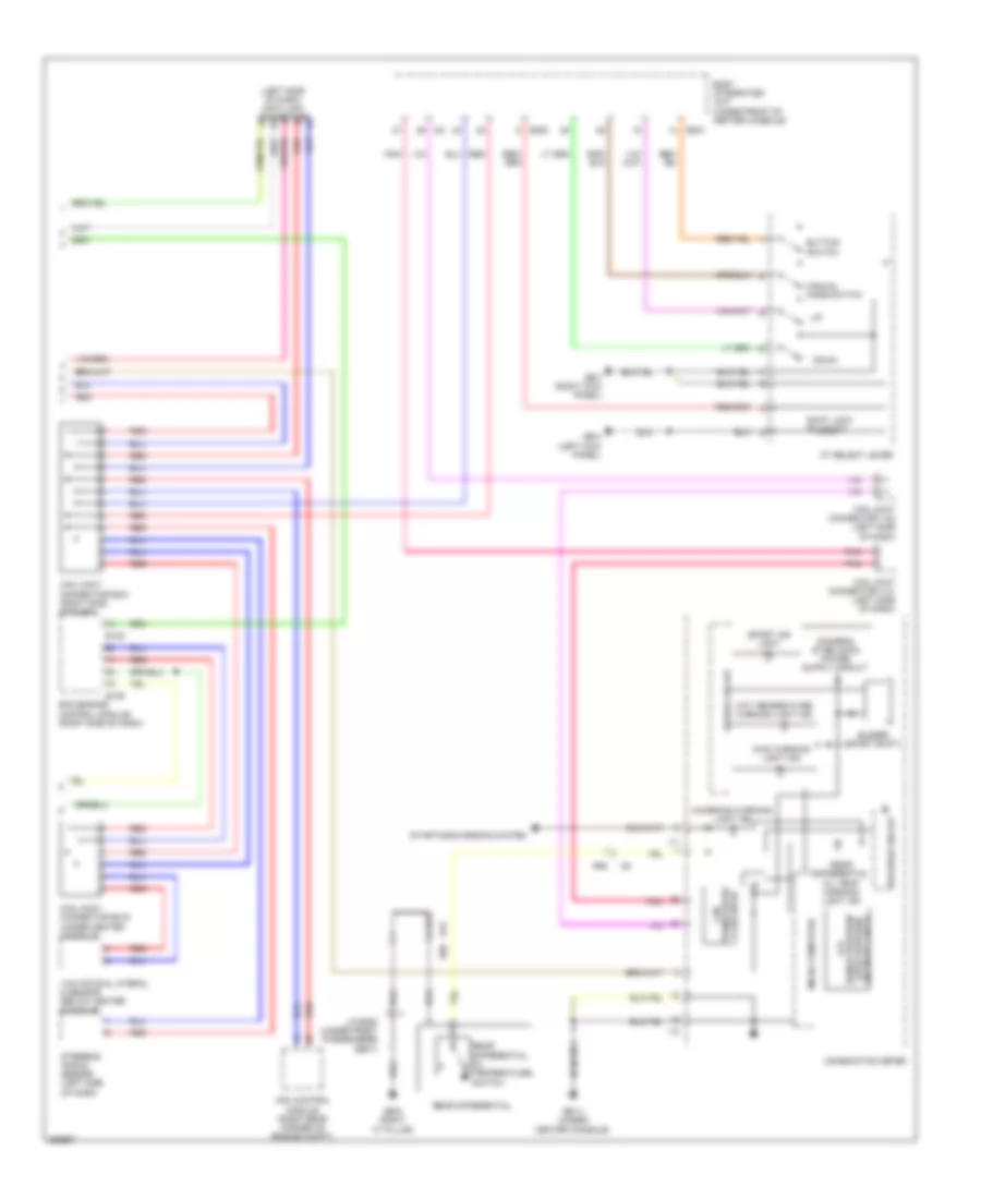 Transmission Wiring Diagram 2 of 2 for Subaru Tribeca Limited 2012