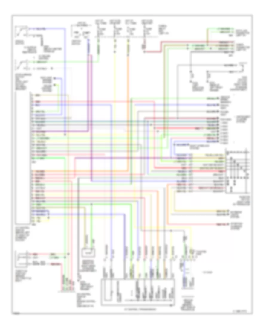 Transmission Wiring Diagram for Subaru Impreza 1993