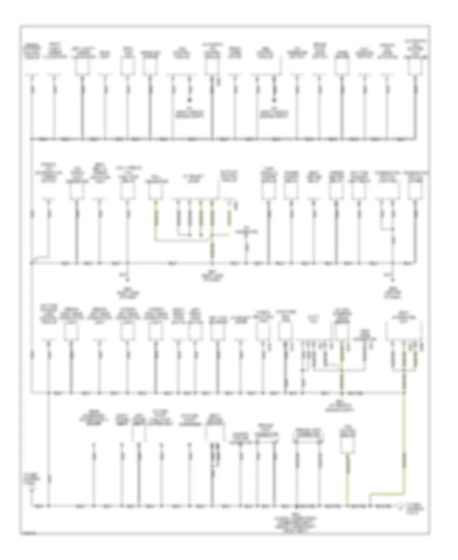 Ground Distribution Wiring Diagram (2 of 3) for Subaru Outback R L.L. Bean Edition 2006