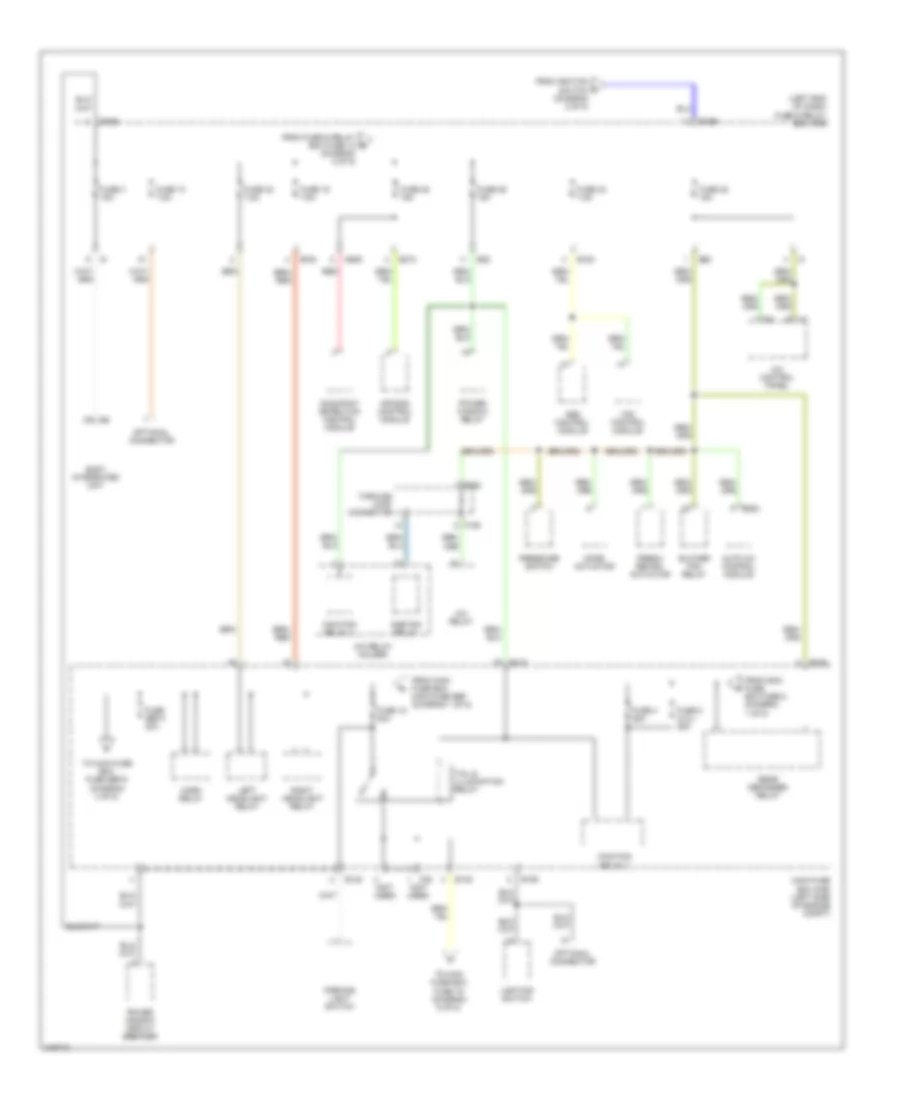 Power Distribution Wiring Diagram 3 of 5 for Subaru Outback R L L Bean Edition 2006