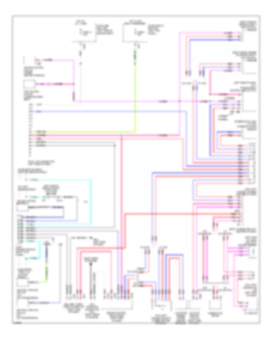 Computer Data Lines Wiring Diagram for Subaru Legacy R Limited 2009