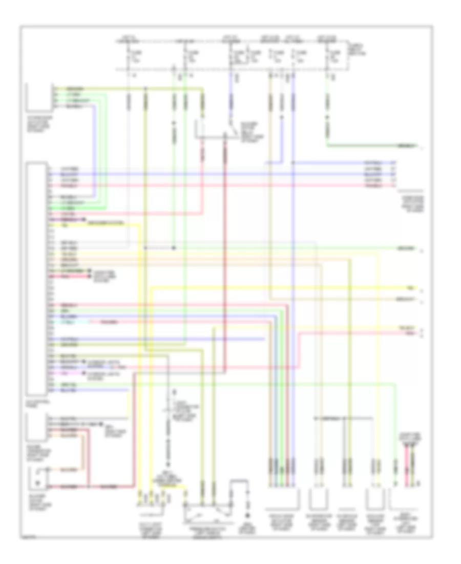 Automatic A C Wiring Diagram 1 of 2 for Subaru Impreza WRX STi SE 2010
