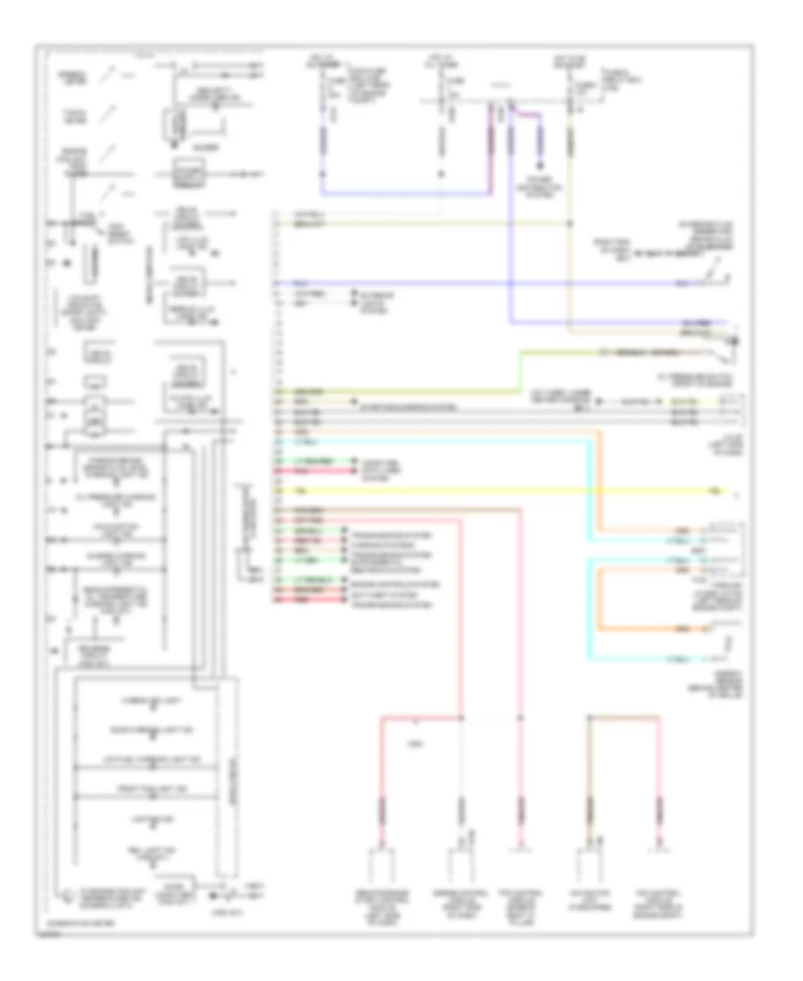 Instrument Cluster Wiring Diagram 1 of 2 for Subaru Impreza WRX STi SE 2010