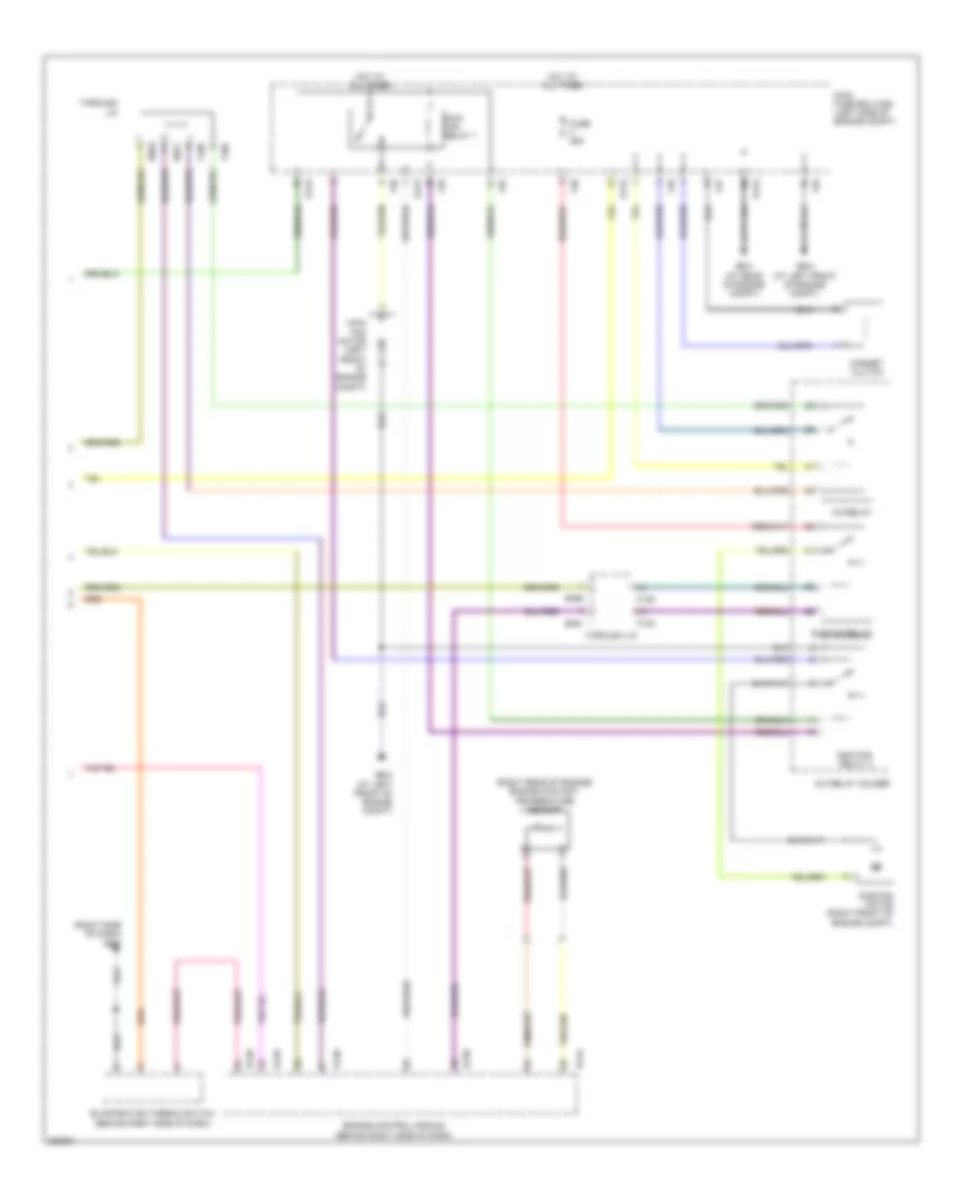 Manual A C Wiring Diagram 2 of 2 for Subaru Outback R VDC Limited 2006
