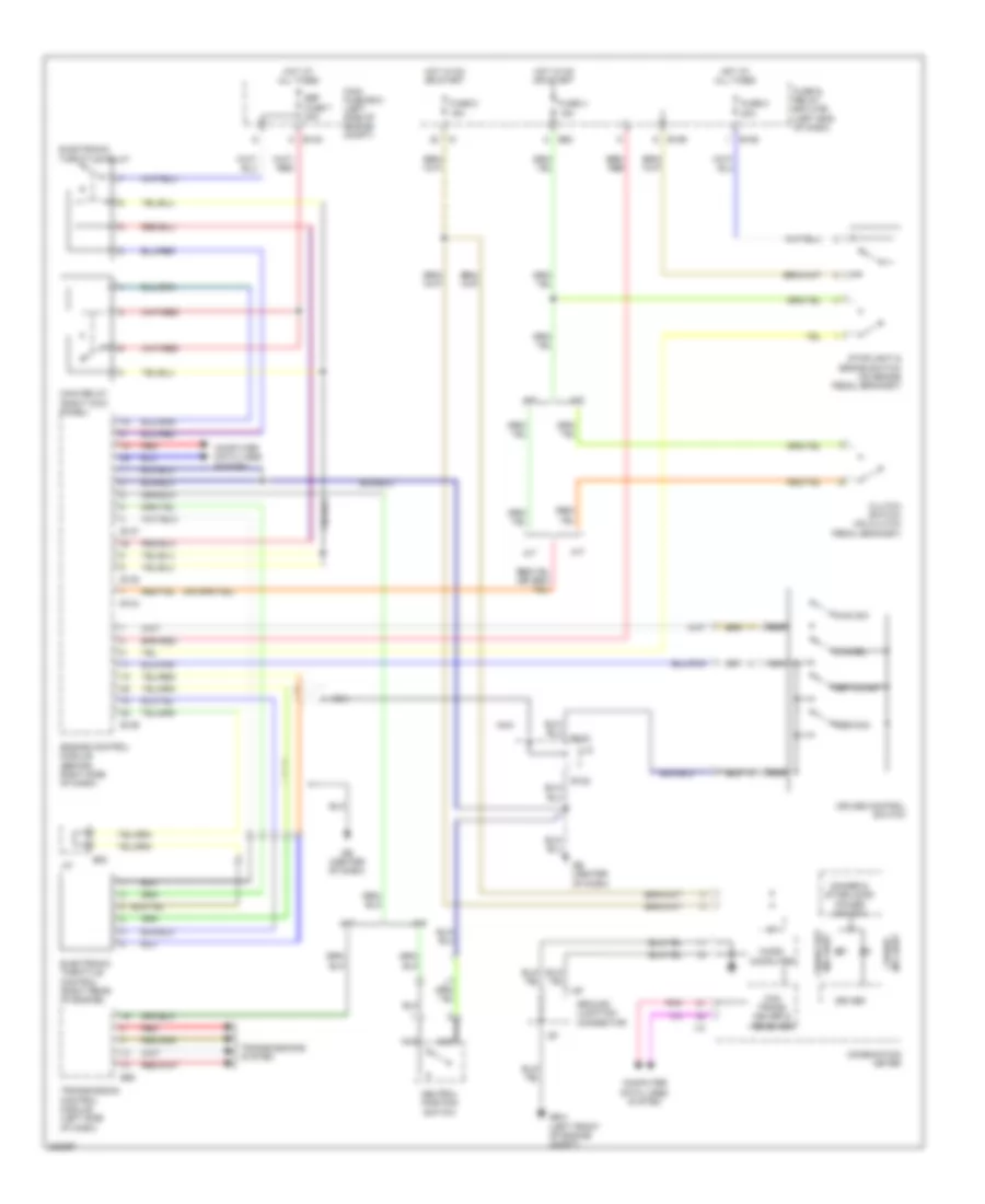 2.5L Turbo, Cruise Control Wiring Diagram for Subaru Outback R VDC Limited 2006