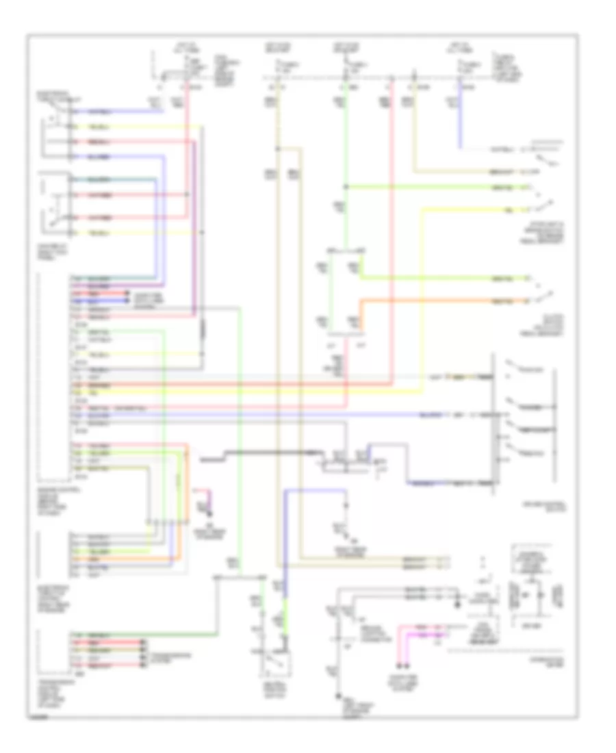 3.0L, Cruise Control Wiring Diagram for Subaru Outback R VDC Limited 2006