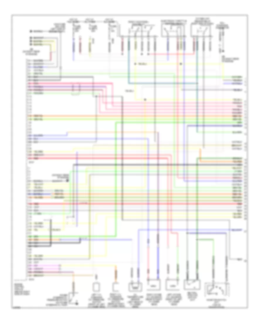 2 5L Engine Performance Wiring Diagram 1 of 4 for Subaru Outback R VDC Limited 2006