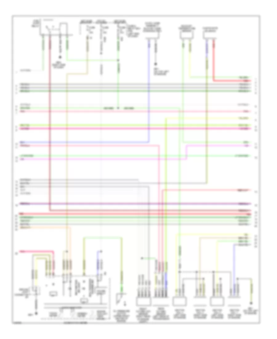 2.5L Turbo, Engine Performance Wiring Diagram (2 of 4) for Subaru Outback R VDC Limited 2006