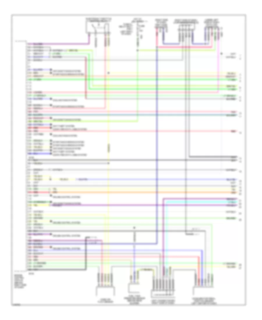 3.0L, Engine Performance Wiring Diagram (1 of 5) for Subaru Outback R VDC Limited 2006
