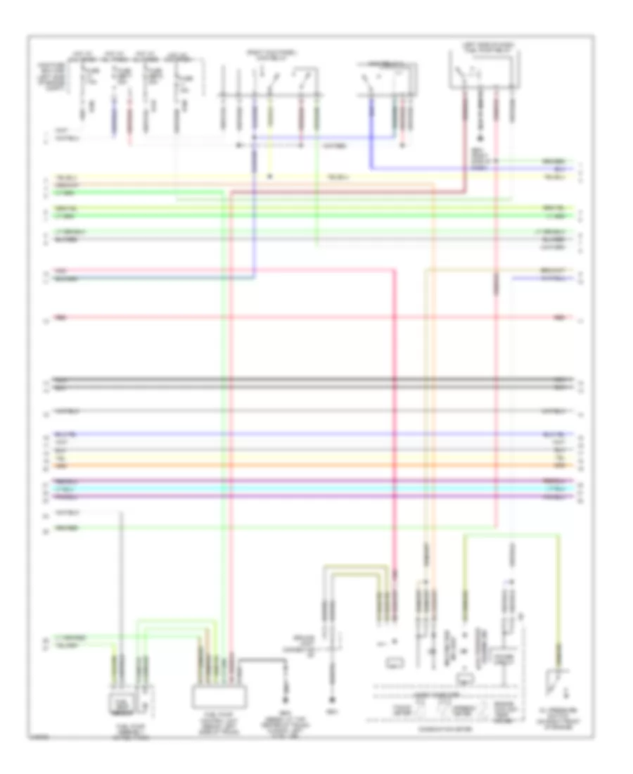3.0L, Engine Performance Wiring Diagram (2 of 5) for Subaru Outback R VDC Limited 2006