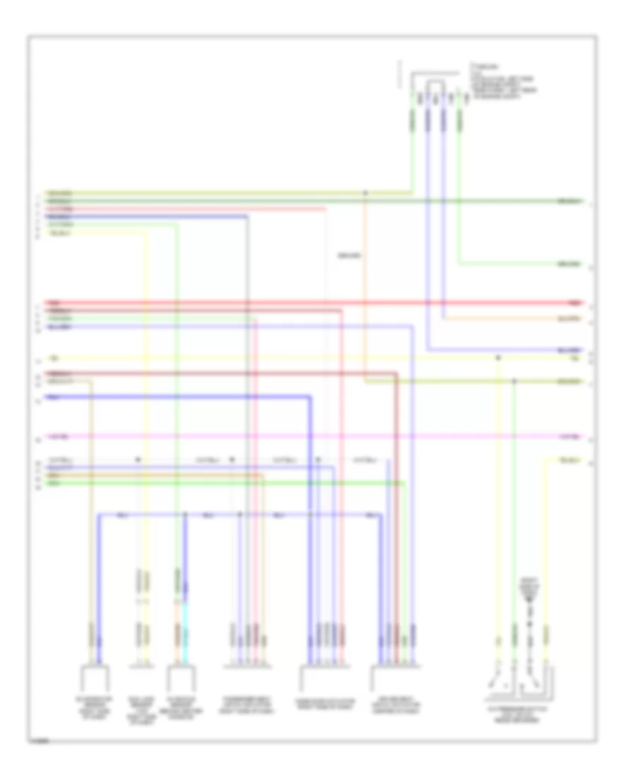 2.5L, Automatic AC Wiring Diagram (2 of 3) for Subaru Outback i 2009