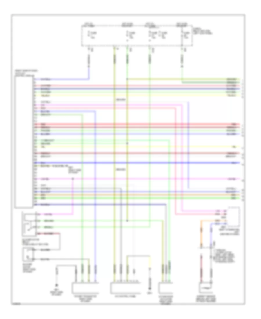 2.5L Turbo, Automatic AC Wiring Diagram (1 of 3) for Subaru Outback i 2009