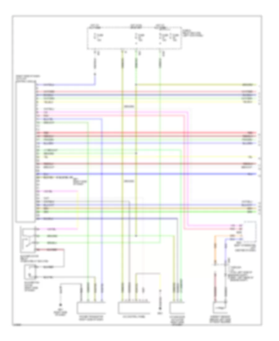 3.0L, Automatic AC Wiring Diagram (1 of 3) for Subaru Outback i 2009