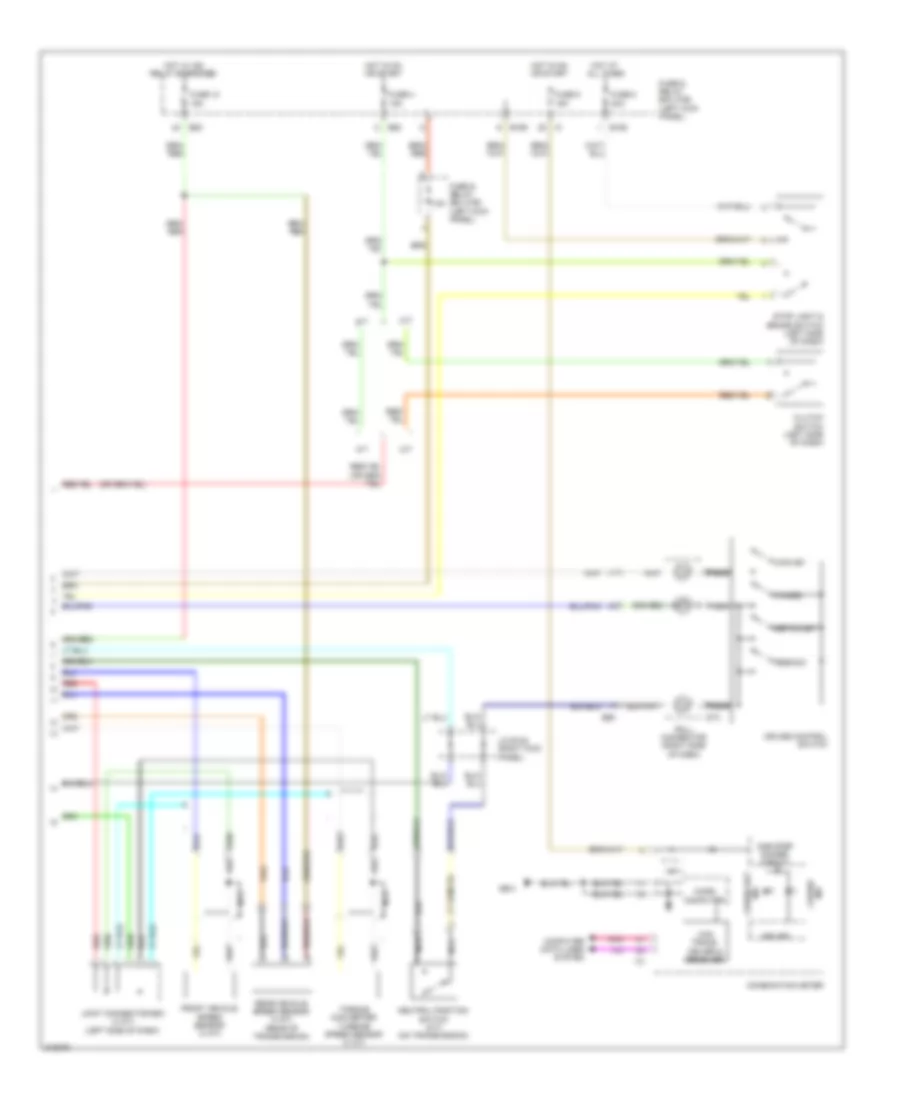 2.5L Turbo, Cruise Control Wiring Diagram (2 of 2) for Subaru Outback i 2009