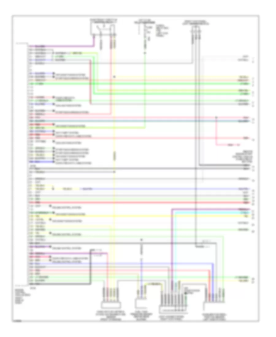 3.0L, Engine Performance Wiring Diagram (1 of 5) for Subaru Outback i 2009