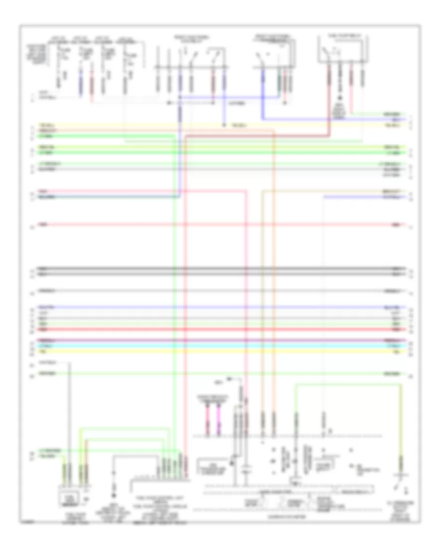 3.0L, Engine Performance Wiring Diagram (2 of 5) for Subaru Outback i 2009