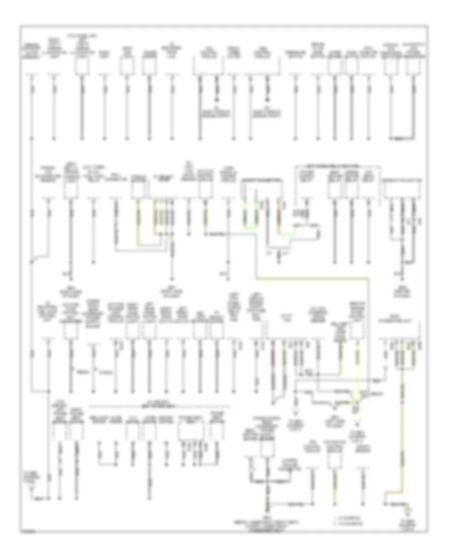 Ground Distribution Wiring Diagram (2 of 3) for Subaru Outback i 2009