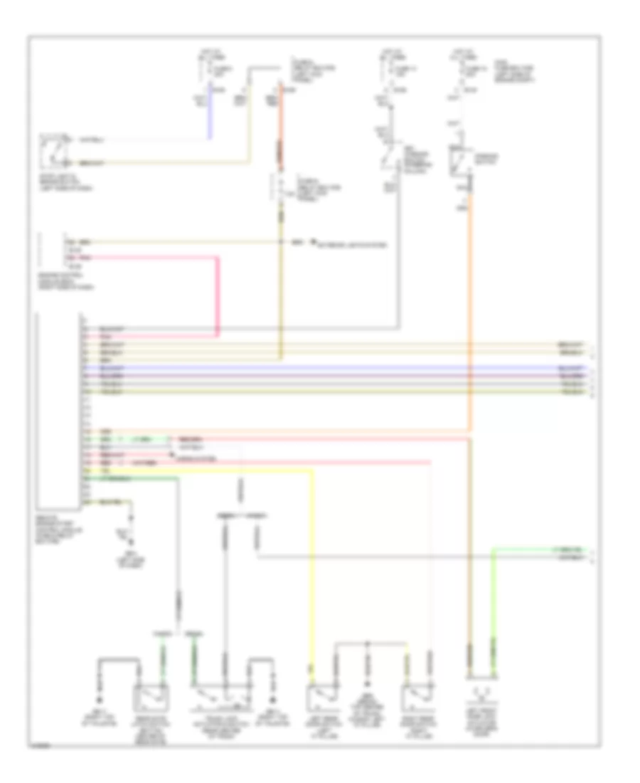 Remote Starting Wiring Diagram (1 of 2) for Subaru Outback i 2009