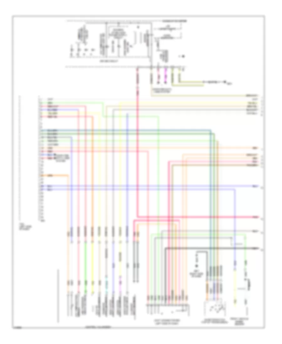 Transmission Wiring Diagram 4 Speed A T 1 of 2 for Subaru Outback i 2009