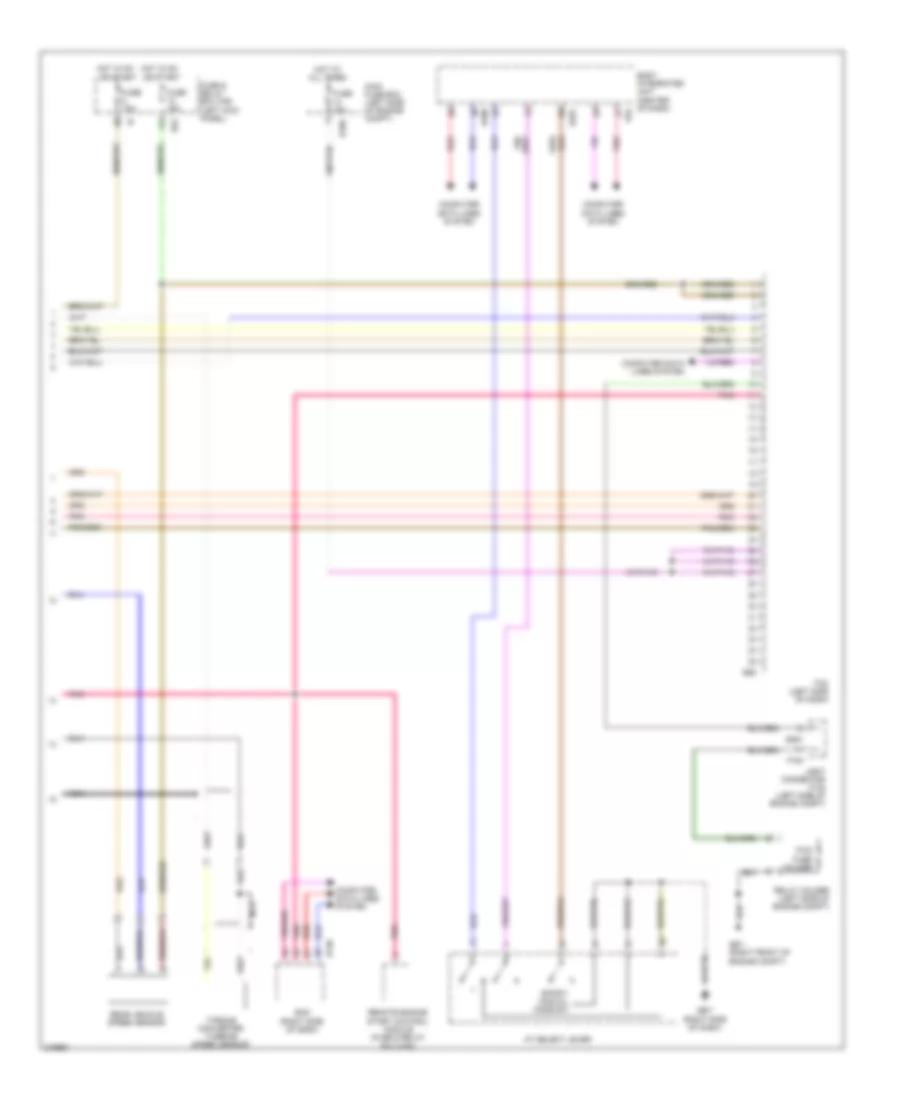 Transmission Wiring Diagram, 4 Speed AT (2 of 2) for Subaru Outback i 2009