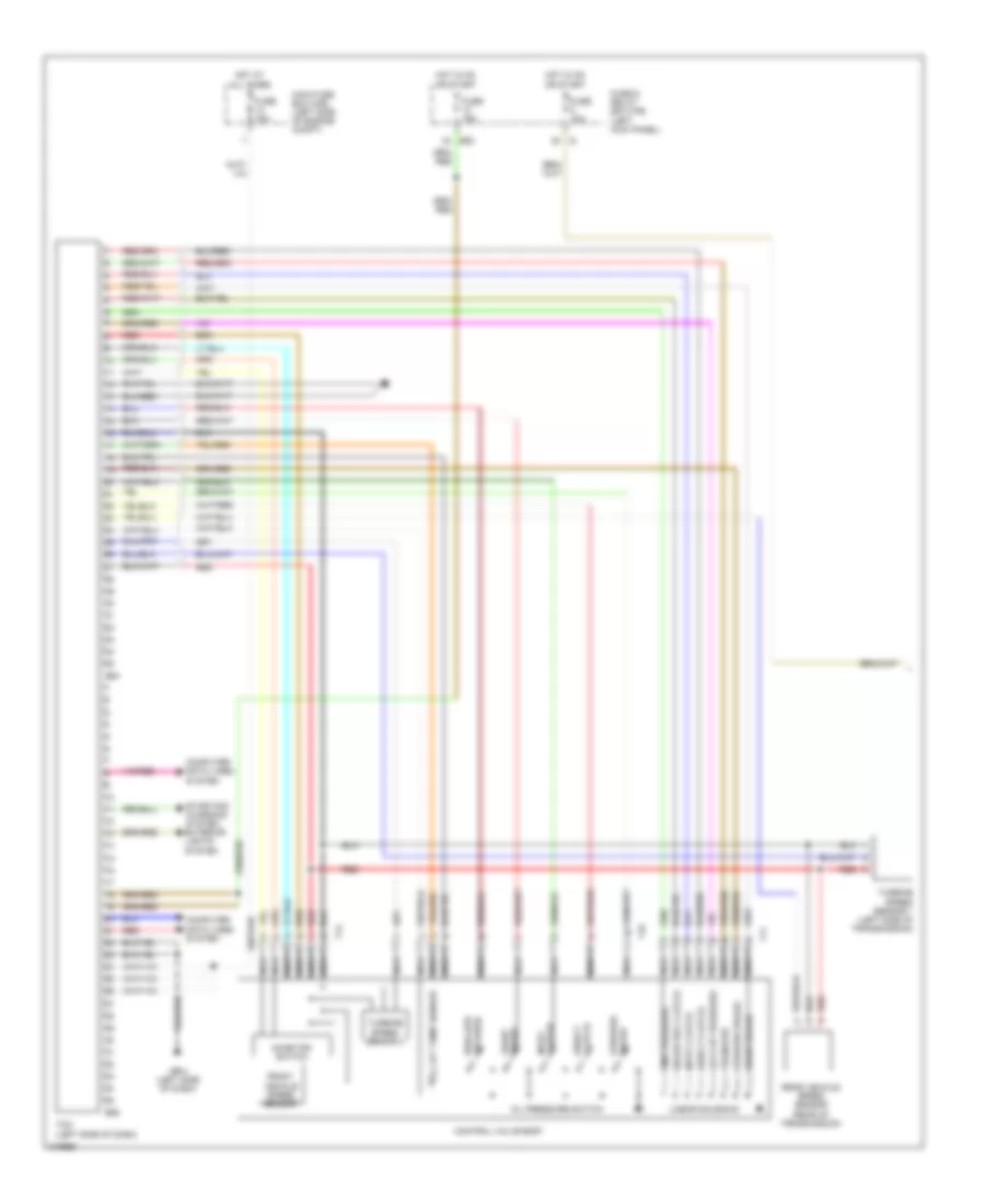 Transmission Wiring Diagram, 5 Speed AT (1 of 2) for Subaru Outback i 2009