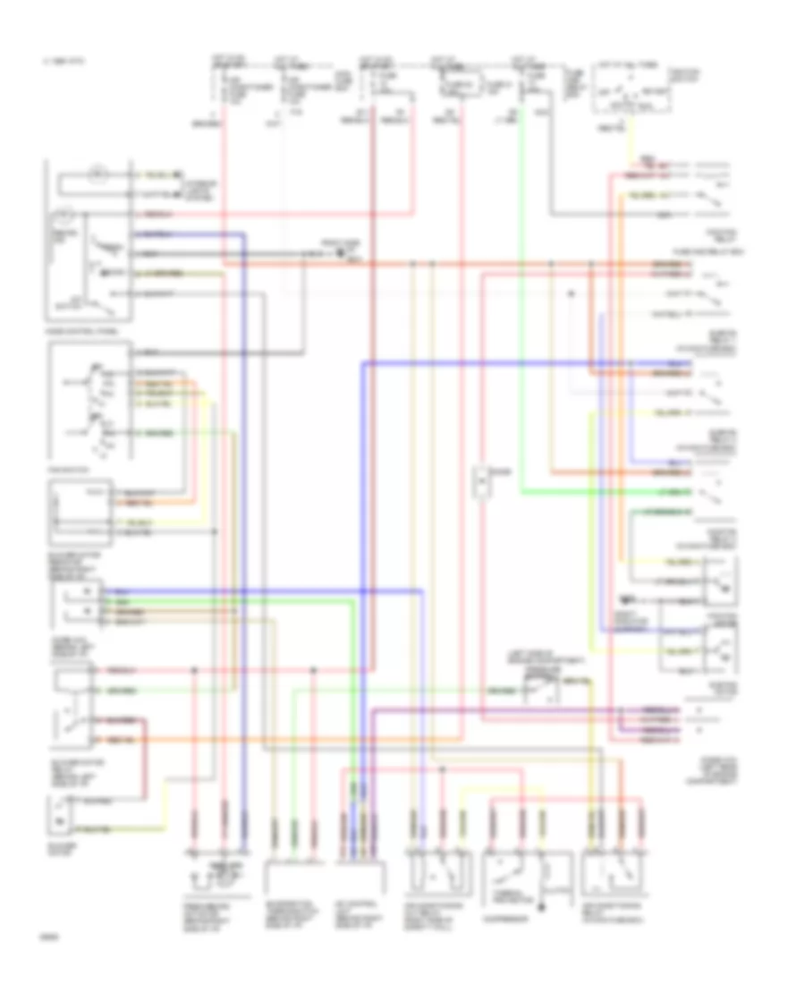 A C Wiring Diagram for Subaru Impreza LS 1993
