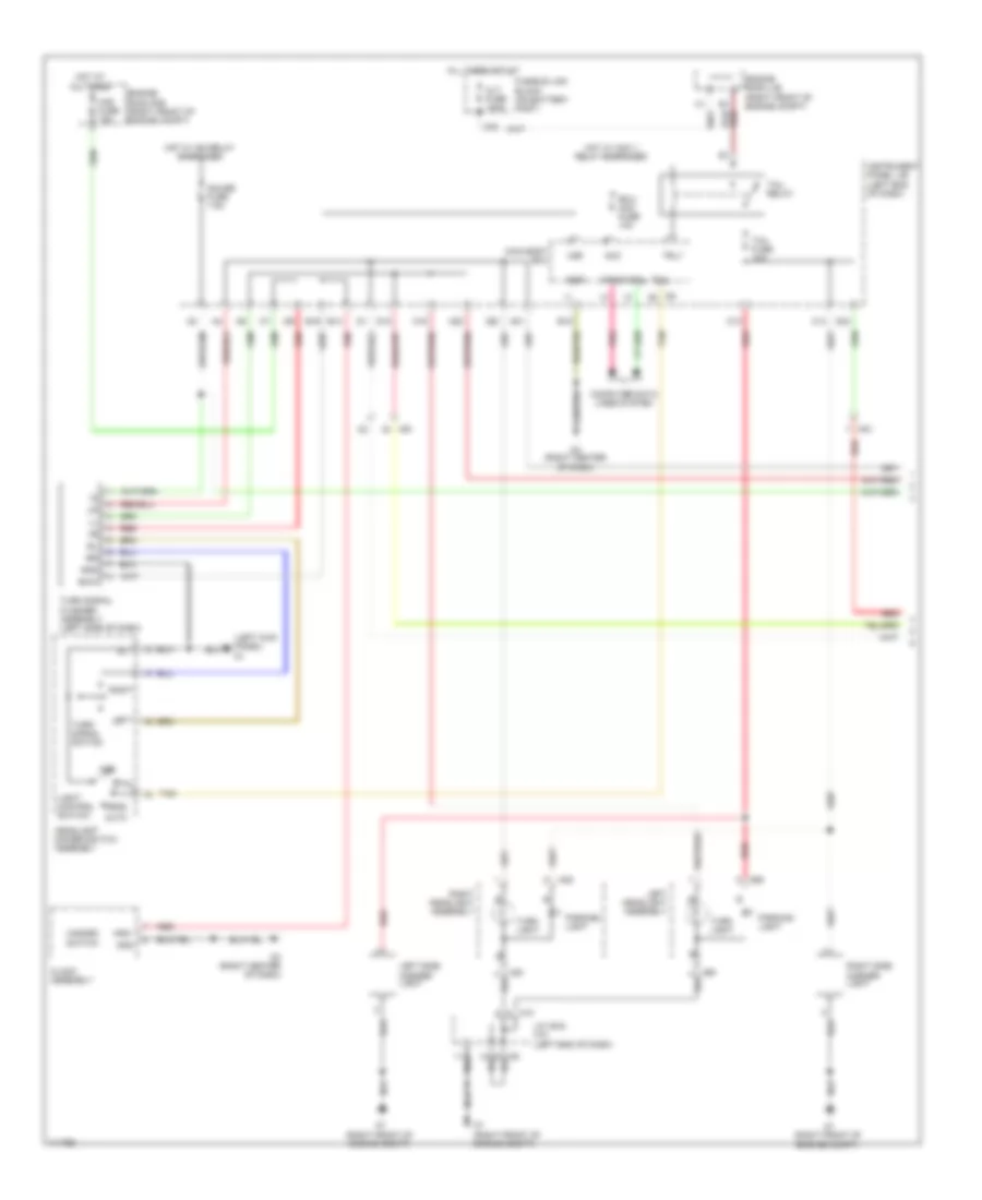 Exterior Lamps Wiring Diagram (1 of 2) for Subaru BRZ Limited 2013