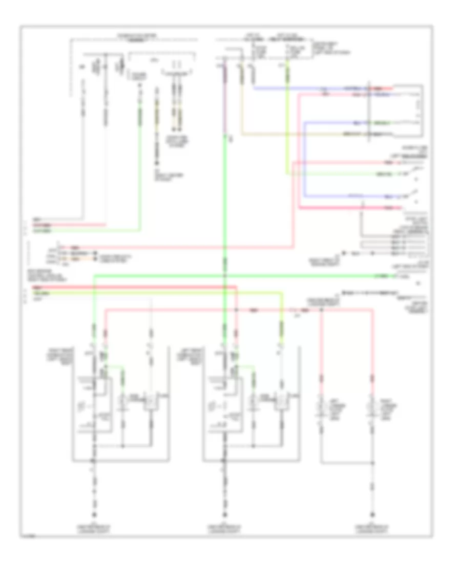 Exterior Lamps Wiring Diagram (2 of 2) for Subaru BRZ Limited 2013
