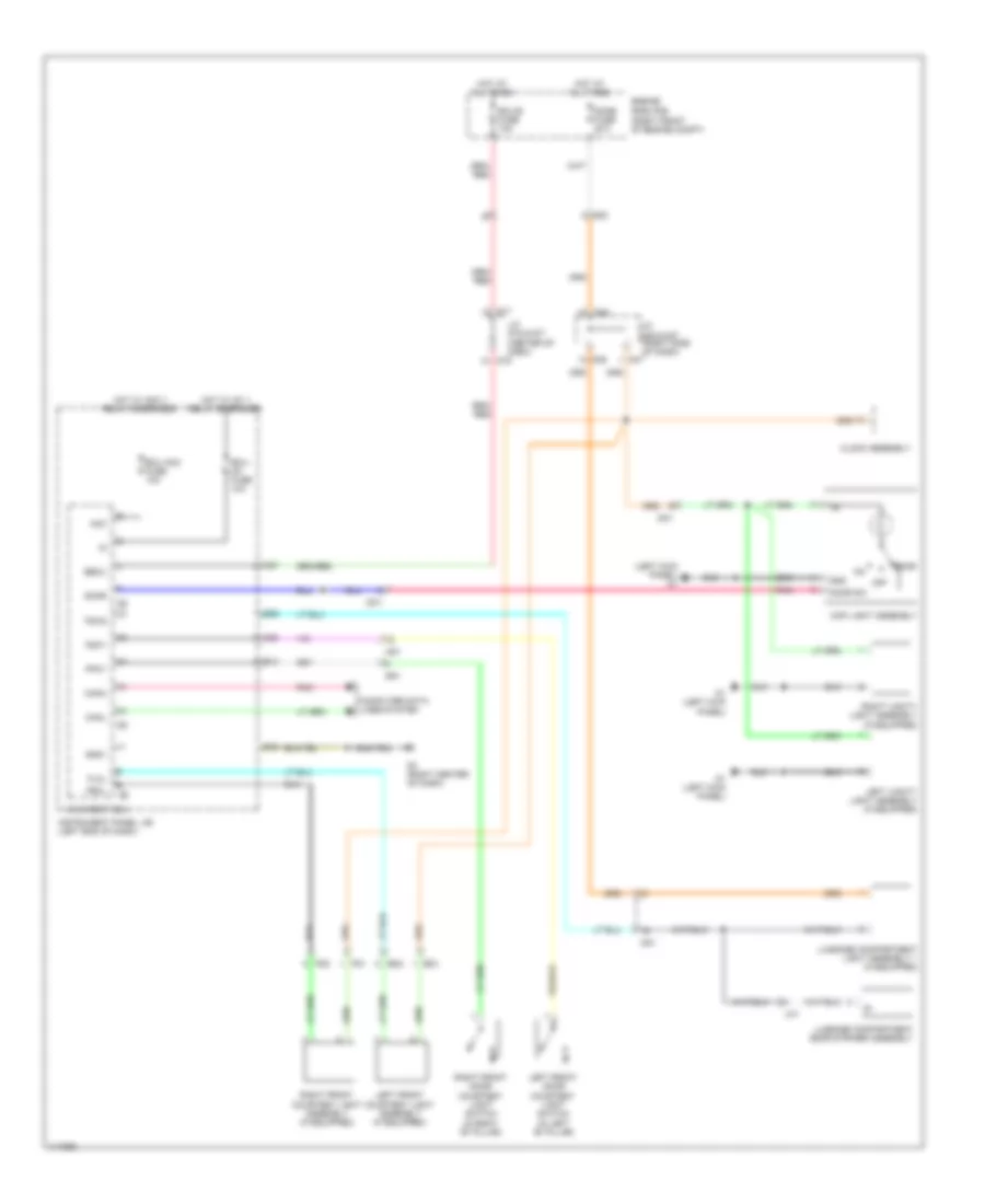 Courtesy Lamps Wiring Diagram for Subaru BRZ Limited 2013