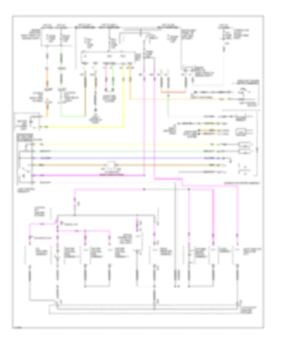 Instrument Illumination Wiring Diagram for Subaru BRZ Limited 2013