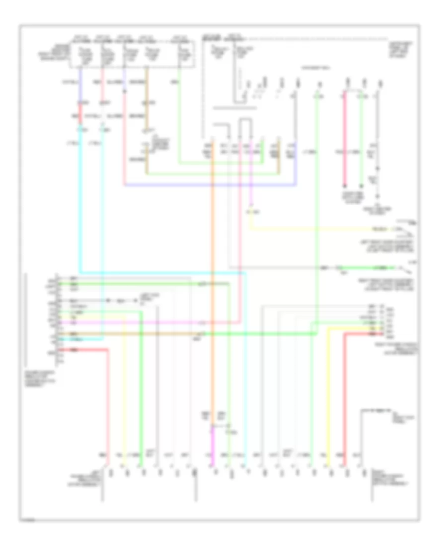 Power Windows Wiring Diagram for Subaru BRZ Limited 2013