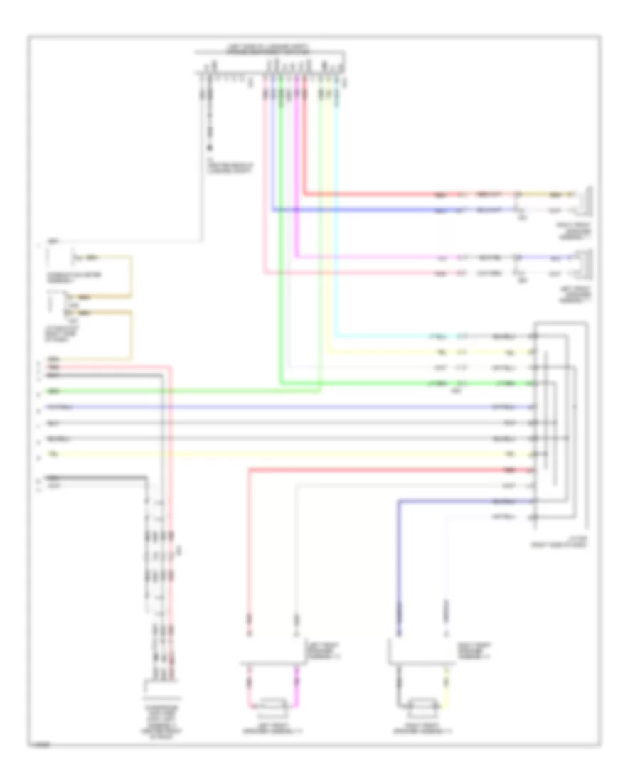 Radio Wiring Diagram (3 of 3) for Subaru BRZ Limited 2013