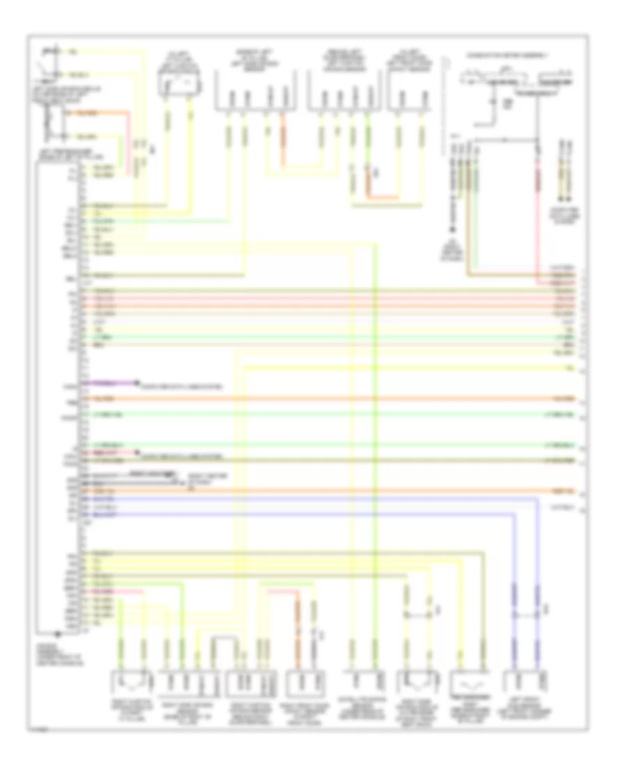 Supplemental Restraints Wiring Diagram 1 of 2 for Subaru BRZ Limited 2013