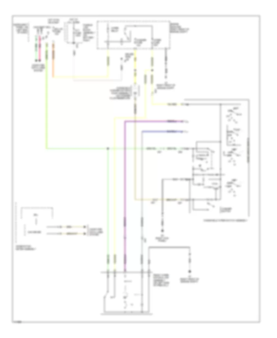 Wiper Washer Wiring Diagram for Subaru BRZ Limited 2013