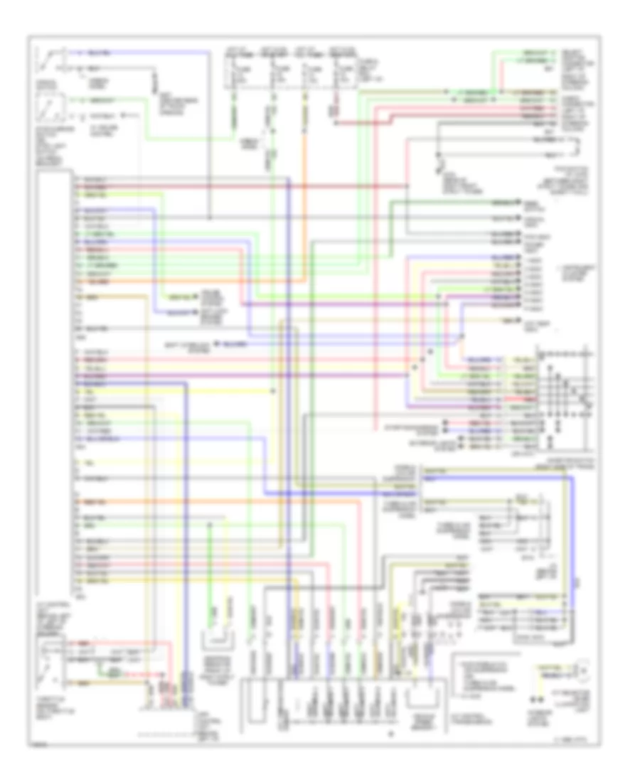 Transmission Wiring Diagram for Subaru Legacy L 1994