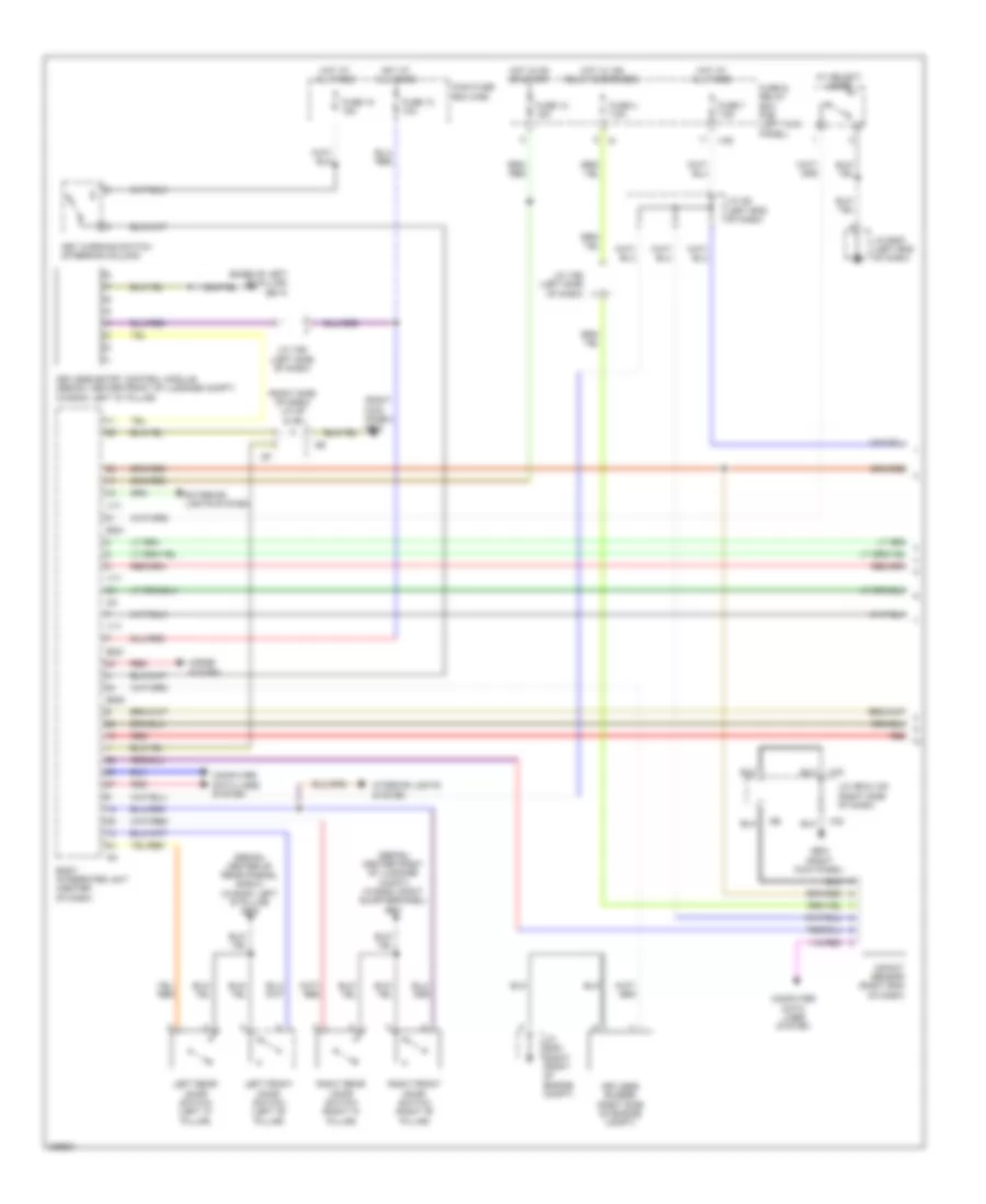 Forced Entry Wiring Diagram 1 of 2 for Subaru Legacy GT Limited 2010